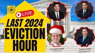 LIVE - Last Eviction Hour with California Property Law Group in 2024!