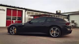 Galet motorljud ur Ferrari GTC4Lusso efter besök hos Ferrita