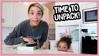 First Day In Our New House! (Unpacking!) | MOM VLOG