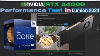 Lumion 2024 Rendering test in RTX A4000