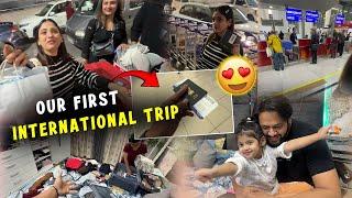 Our first international trip starts