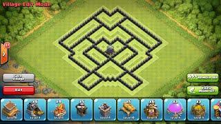 Clash Of Clans | BEST 4 MORTAR Dark Elixir MAXD Farming Base  (TH8) After Halloween Update 2014