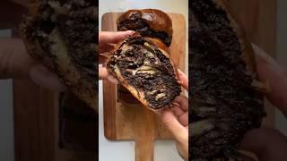 Easy Chocolate Babka Bread #easyrecipe #chocolate #baking #foodshorts