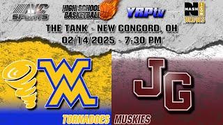 JV COVERAGE: West Muskingum Tornadoes vs John Glenn Muskies HS Boys Basketball 02.14.2025