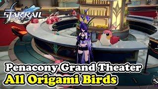 Honkai Star Rail Penacony Grand Theater All Origami Bird Locations (Origami Bird)