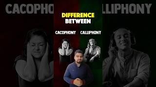 Cacaphony & Calliphony | Difference Between #englishgrammar #English #parcham