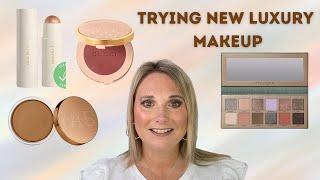 New Luxury Makeup GRWM/Gucci Blush/Chanel Rouge Allure/Hourglass Soft Glow Foundation/ABH Nouveay