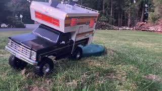 Trx4 Chevy K10 with truck camper.
