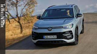 2025 Volkswagen Tayron R-Line Reveal | Oyster Silver Metallic | Driving, Interior, Exterior