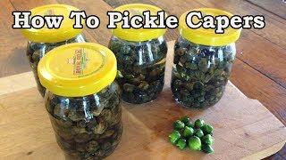 Living in Turkey, How To Pickle Capers