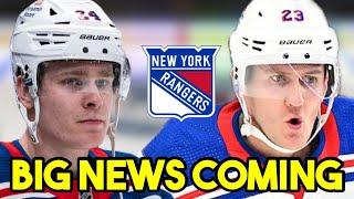 THIS IS VERY IMPORTANT FOR THESE NEW YORK RANGERS...