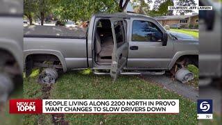 Provo neighbors frustrated after pattern of crashes