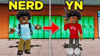 When a NERD Becomes a YN In Roblox Fight in a School 