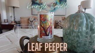 Candle Review: Leaf Peeper from Kringle Candle