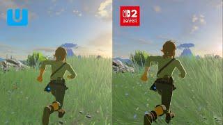 Zelda BOTW SWITCH 2 vs WII U - Zelda Breath of the Wild comparison