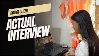 Direct Client Actual Interview Questions|| Virtual Assistant || I'm Her First!