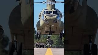 CH-47 Chinook sling load with heavy sound #shorts #chinook #helicopter #foryou  #military #aviation