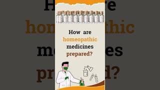 How are homeopathic medicines prepared?#homeopathy #alternativetreatment #shorts