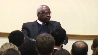 Justice Clarence Thomas visits HLS