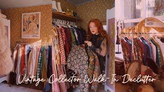 Vintage Collector's Autumn Walk-in Closet Declutter