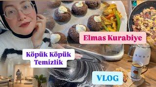 sabah rutin temizlikevimi resmen poh götürüyor🫣köpük köpük temizlikkurabiye tarifigünlük VLOG