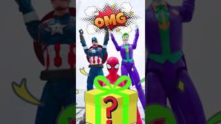 Kid Spider man Unbox Lucky Gift Box | Marvel Toys #shorts #funny  #marveltoy