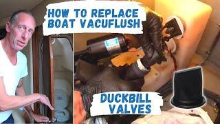 How to Replace VacuFlush Toilet System Duckbill Valves on a Boat