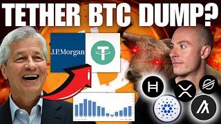 BREAKING: JPMorgan Suggest Tether May Dump $ Billion Of BTC! US Inflation On The Rise!?! ETH Staking