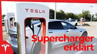 Tesla Supercharger (V2-4) - So parkst und lädst du richtig! (Tesla für Einsteiger)