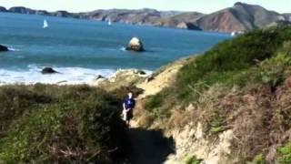 Patch climbing baker beach trail