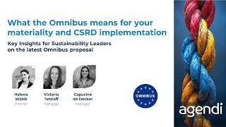 What the Omnibus means for your materiality and CSRD implementation