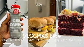 VLOGMAS EP4: raw unfiltered life with the kids, sweet treats and burger night .