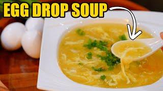 BEST Chinese Egg Drop Soup Recipe You'll Ever Make in 5 Minutes!!  