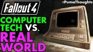 Computers, Terminals and Technology of Fallout 4 Versus The Real World (Lore) #PumaThoughts