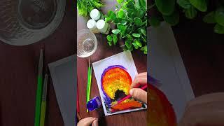 Glass Painting | Unique art #trending #shorts #art