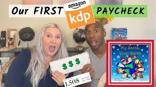 Our FIRST Amazon KDP Paycheck 2021: How Much Money We Made In One Month Self Publishing