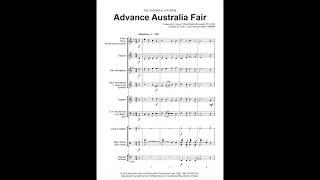 Advance Australia Fair for Grade 1 Concert Band