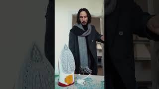 Keanu Reeves forgot to turn off the iron in the house!