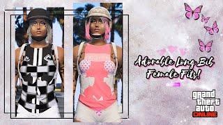 GTA 5 Online | Cute Long Bib Female Outfits!  | Xbox One/Series X&S | PS4&5 | (components)