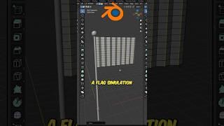 Flag. #blendertips #3dmodeling #Blender #3dartist #Blender3d #b3d #3dvisualization #blendercommunity