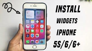 How To Get Widget On iOS 12 | How To Enable widgets on iPhone 6,6+,5s | Install widgets on iphone 6