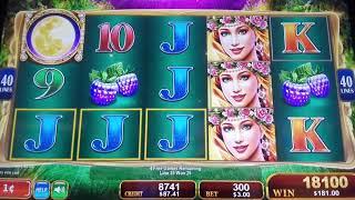 Max Bet GREAT BONUS WIN On BUTTERFLY'S WAY Slot Machine By Konami Game - SunFlower Slots