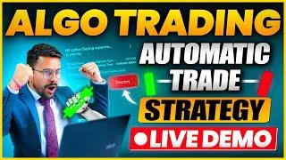 Algo Trading Live Demo | Algorooms software India | Trading For Beginners | Share Market Basics