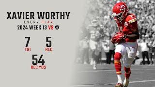 Xaiver Worthy Week 13 Replay: Every Target and Catch vs Las Vegas Raiders