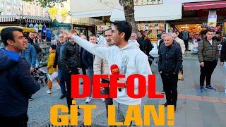 DEFOL GİT LAN BURDAN! MUHABİR DAYANAMADI, AK TROLE HADDİNİ BİLDİRDİ! | Sokak Röportajları