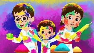 Holi Hai होली है | Happy Holi | हैप्पी होली 2025 + More Hindi Rhymes | FunForKidsTV