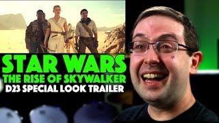 REACTION! Star Wars: The Rise of Skywalker D23 Special Look Trailer - Daisy Ridley Movie 2019