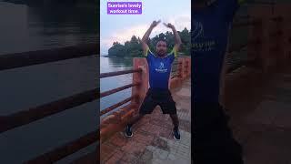 Sunrise's lovely workout time. | Sanjib Mistry #shorts #video #viral #youtubeshorts #workout #run