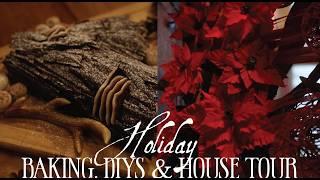 Vegan Yule Log Cake & DIY Christmas Decor: A Holiday Special and Home Tour 