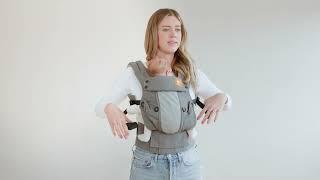 How to wear a Newborn in a baby carrier properly | Babywearing Basics by Baby Tula